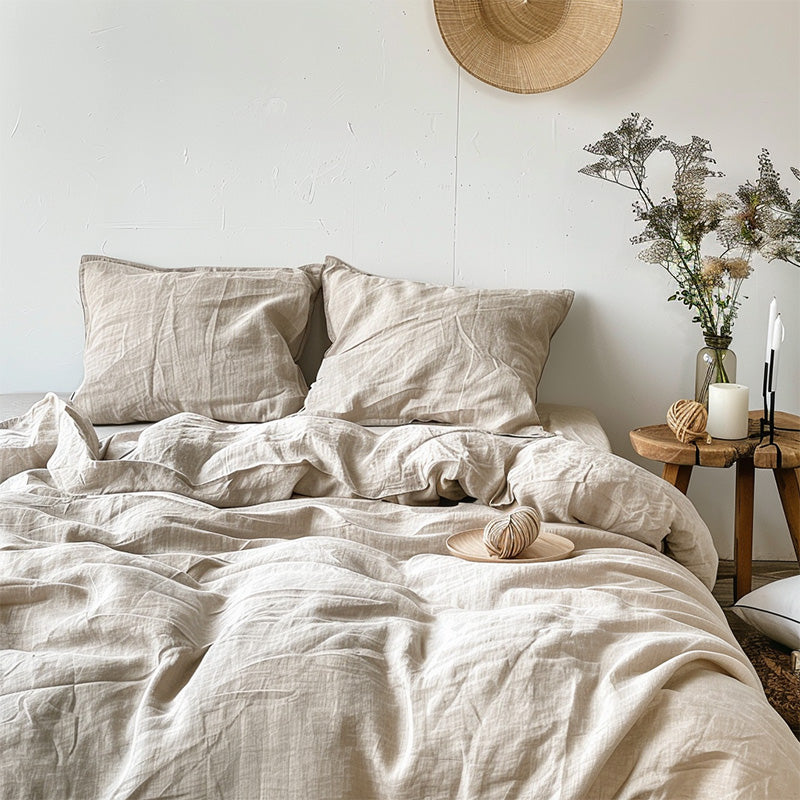 Natural Linen Flat Sheet